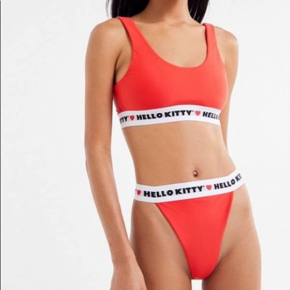 Lolli x Hello Kitty UO Exclusive Red Bikini Set L